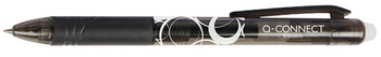Długopis automatyczny Q-CONNECT , 1,0mm, wymazywalny, czarny