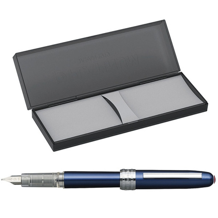 Pióro wieczne Platinum Plaisir Blue, F, niebieskie