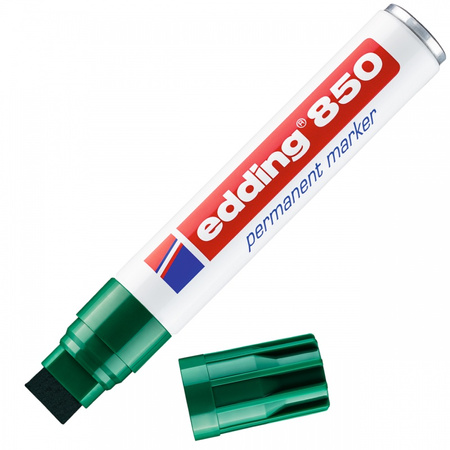 Marker permanentny e-850 EDDING, 5-15mm, zielony