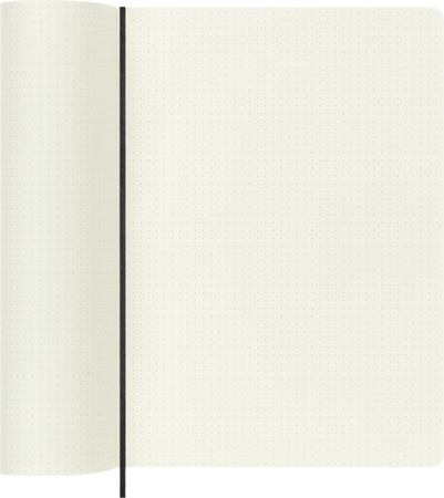 Notes MOLESKINE Classic A4 (21x29,7 cm) w kropki, miękka oprawa, 192 strony, czarny