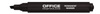 Marker permanentny OFFICE PRODUCTS, ścięty, 1-5mm (linia), czarny
