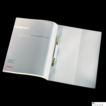 Skoroszyt sztywny z wąsami Esselte Panorama, biały, 25 szt., 28362