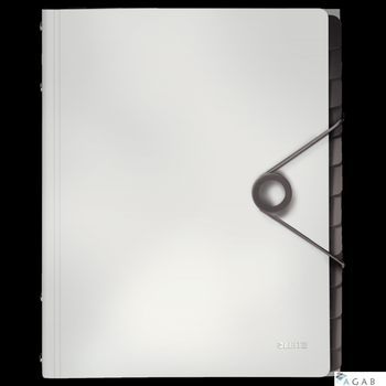 Teczka segregująca 12 przekładek biała PP LEITZ SOLID 45701001 (X)