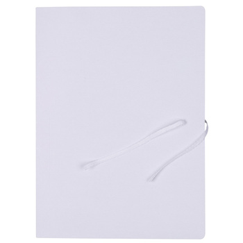 Teczka wiązana OFFICE PRODUCTS Budget Pro, karton, biała wewn., A4, 250gsm, 3-skrz., biała