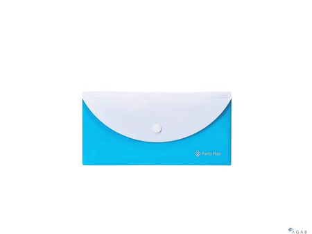Koperta DL dwie kieszenie niebieska FOCUS 0410-0089-03 PANTA PLAST