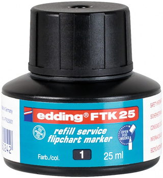 Tusz do uzupełniania markerów do flipchartów e-FTK 25 EDDING, czarny