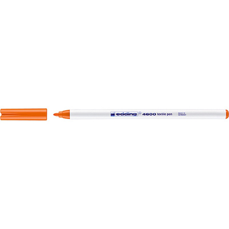 Pisak tekstylny e-4600 EDDING, 1 mm, pomarańczowy