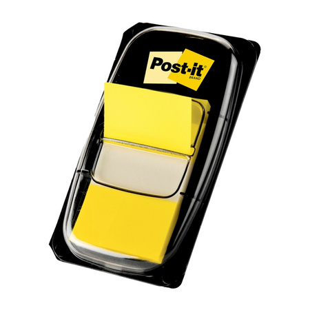 Zakładki indeksujące POST-IT® (680-5), PP, 25,4x43,2mm, 50 kart., żółte