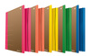 Teczka z gumką DONAU Life, Karton, A4, 500gsm, 3-skrz., pomarańczowy
