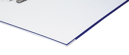 Segregator OFFICE PRODUCTS Officer z szyną, PP, A4/55mm, biały