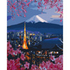 Malowanie po numerach BRUSHME, 40x50 cm, podróż po Japonii, 1 szt.