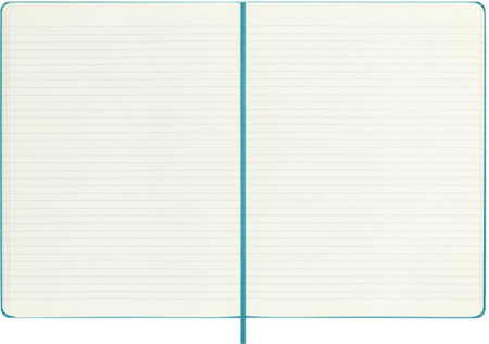 Notes MOLESKINE Classic XL (19x25 cm) w linie, twarda oprawa, reef blue, 192 strony, niebieski