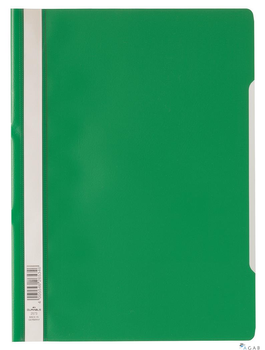Skoroszyt A4 z przezroczystą okładką z PP Zielony 257305 DURABLE (50)