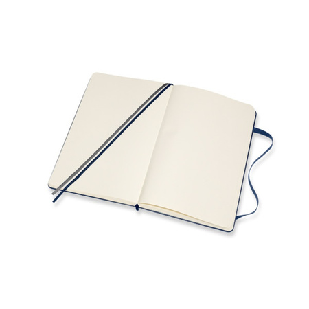 Notes MOLESKINE Classic L (13x21 cm) gładki, twarda oprawa, sapphire blue, 400 stron, niebieski