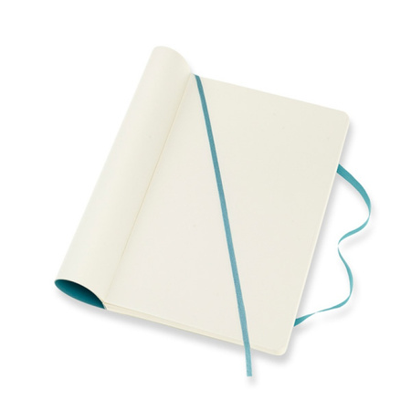 Notes MOLESKINE L (13x21 cm) gładki, miękka oprawa, reef blue, 192 strony, niebieski