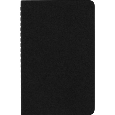 Zestaw 3 Zeszytów MOLESKINE Cahier Journals P (9x14cm) gładki, 64 strony, czarny