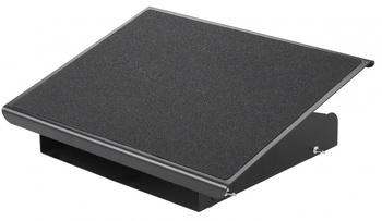 Metalowy podnóżek Q-CONNECT, 41,5x32,6cm, antypoślizgowy