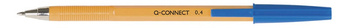 Długopis Q-CONNECT z wymiennym wkładem 0,4mm (linia), zawieszka, niebieski