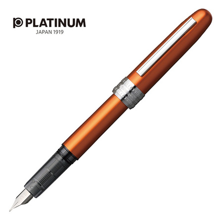 Pióro wieczne Platinum Plaisir Nova Orange, F, pomarańczowe