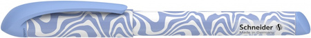 Pióro wieczne SCHNEIDER Voice Blue, M, waves, błękitno-biały