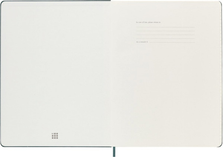 Notes MOLESKINE PROFESSIONAL XL (19x25 cm), forest green, twarda oprawa, 192 strony, zielony
