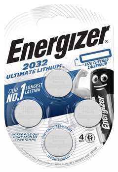 Bateria specjalistyczna ENERGIZER Ultimate Lithium Coins, CR2032, 3V, 4szt.