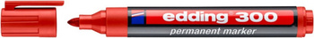 Marker permanentny A8 e-300 EDDING, czerwony