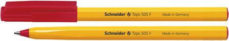 Długopis SCHNEIDER Tops 505, F, czerwony
