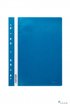 Skoroszyt zawieszany PP DOTTS (20) niebieski wzmocniony polipropy