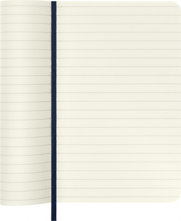 Notes MOLESKINE P (9x14cm) w linie, miękka oprawa, sapphire blue, 192 strony, niebieski