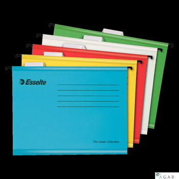 Teczki zawieszane Esselte Classic A4, kolory mix, 10 szt. 93042