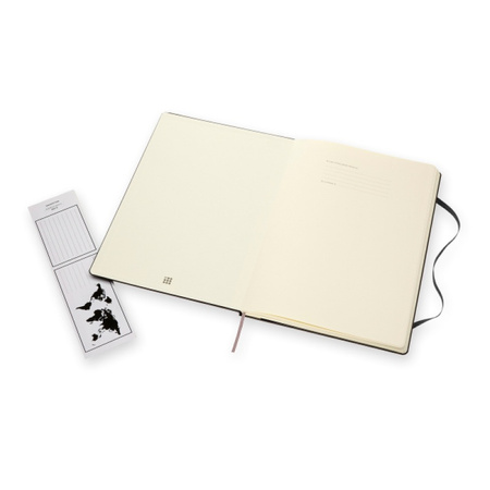 Notes MOLESKINE Classic A4 (21x29,7 cm) w linie, twarda oprawa, 192 strony, czarny