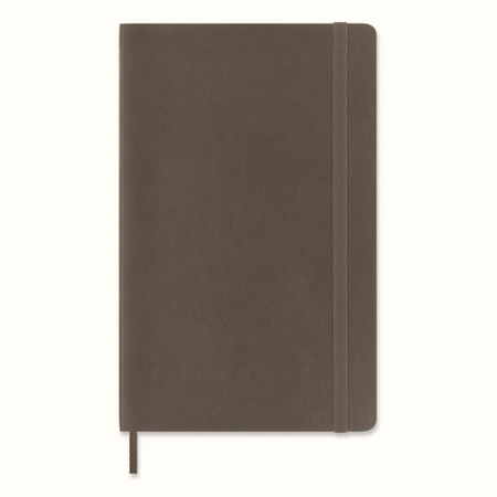 Notes MOLESKINE L (13x21 cm) gładki, miękka oprawa, earth brown, 192 strony, brązowy