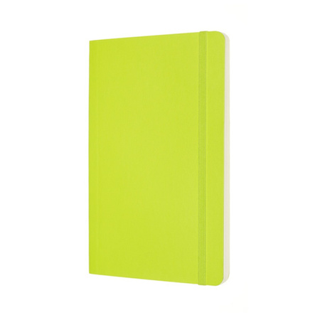 Notes MOLESKINE Classic L (13x21 cm) gładki, miękka oprawa, lemon green, 192 strony, zielony