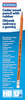 Ołówek drewniany z gumką DONAU, HB, naturalny