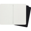 Zestaw 3 Zeszytów MOLESKINE Cahier Journals L (13x21cm) w kratkę, 80 strony, czarny