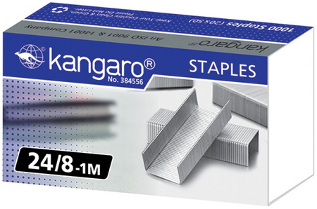 Zszywki KANGARO, No. 24/8-1M, 1000 szt.