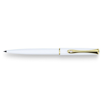 Ołówek automatyczny DIPLOMAT Traveller, 0,5mm, biały/złoty