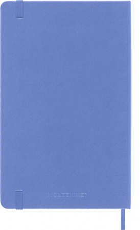 Notes MOLESKINE Classic L (13x21 cm) w linie, twarda oprawa, hydrangea blue, 240 stron, niebieski