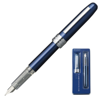 Pióro wieczne PLATINUM Plaisir, blister, niebieski