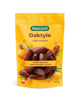 Daktyle całe owoce, Bakalland, 100 g
