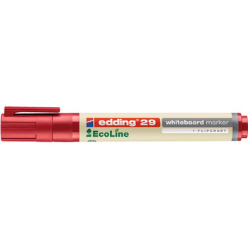 Marker do tablic e-29 EDDING EcoLine, 1-5 mm, czerwony