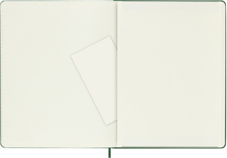 Notes MOLESKINE Classic XL (19x25cm) w kratkę, twarda oprawa, myrtle green, 192 strony, zielony