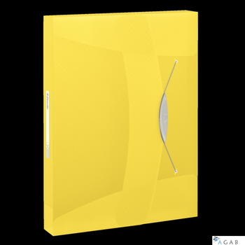 Teczka z gumką ESSELTE VIVIDA 40mm żółta 624052