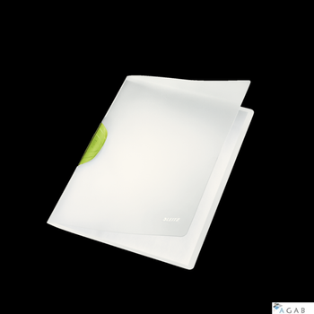 Skoroszyt z klipsem Leitz Magic (okładki przez./klips kolor), zielony 41740059