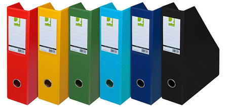 Pojemnik na dokumenty Q-CONNECT, PVC, A4/76, jasnoniebieski