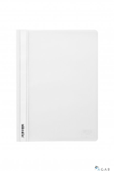 Skoroszyt miękki PP DOTTS (20) biały polipropylen