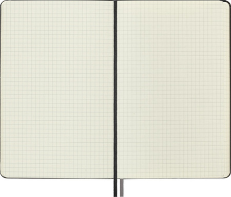 Notes MOLESKINE Classic L (13x21cm) w kratkę, twarda oprawa, 400 stron, czarny