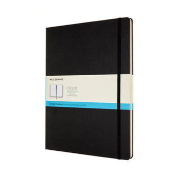 Notes MOLESKINE Classic XXL (21,6x27,9 cm) w kropki, twarda oprawa, 192 strony, czarny