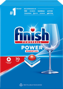 Tabletki do zmywarki FINISH Power Essential, 70szt., regular